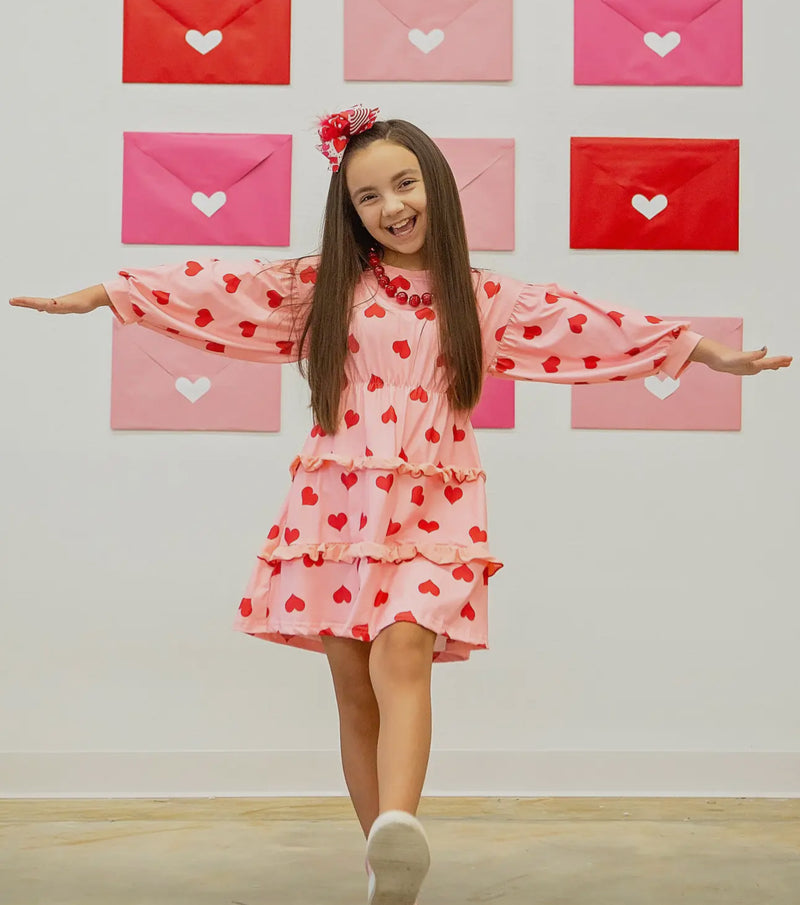 Ruffles & Hearts Dress | Youth