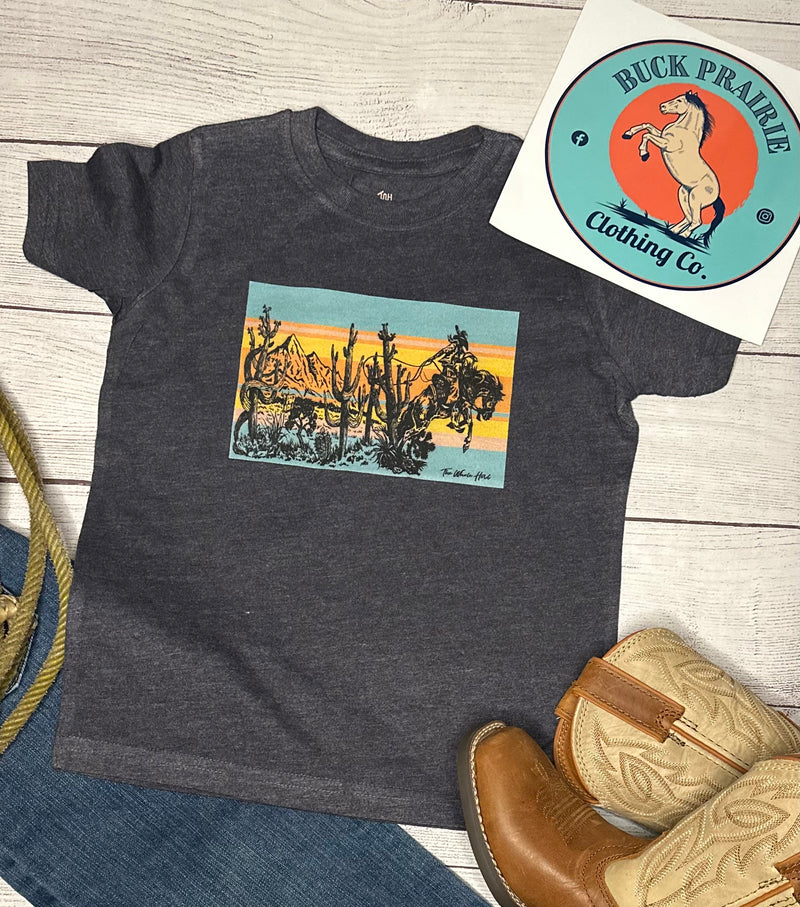 Brush Popper Kids Western Graphic Tee