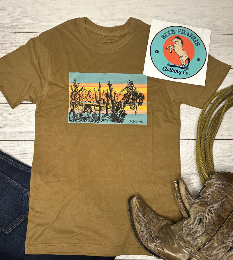 Brush Popper Adult Western Graphic Tee