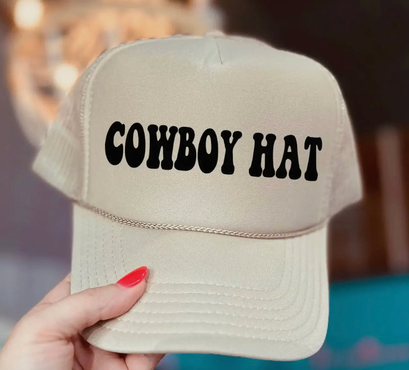 Cowboy Hat Trucker Hat