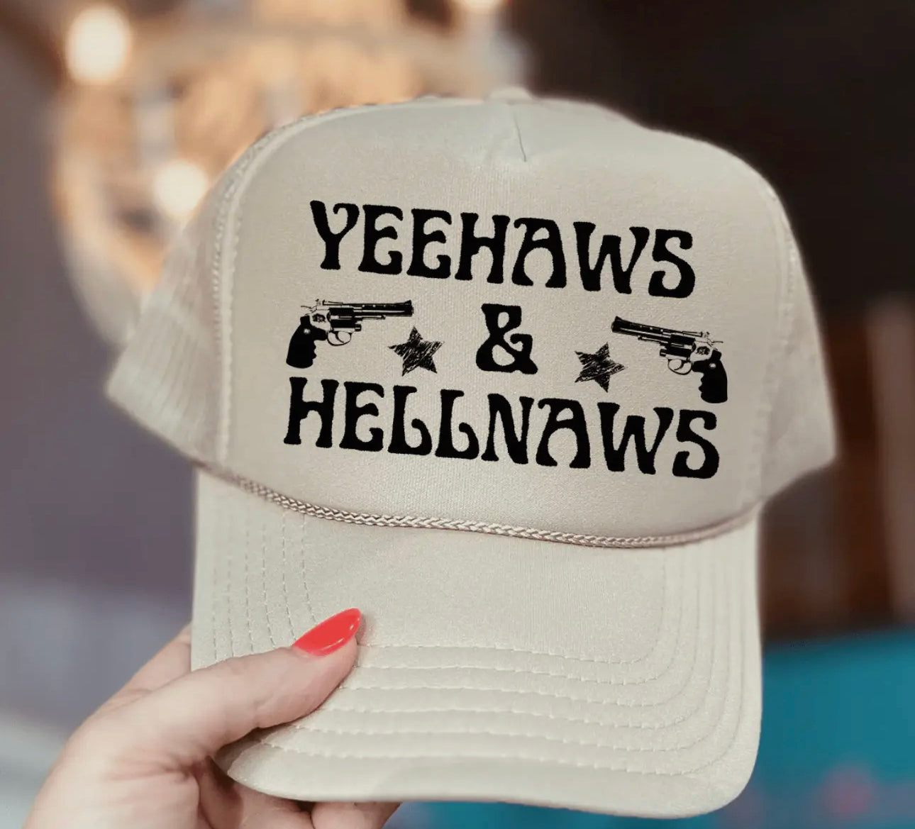 Yeehaw & Hellnaws Trucker Hat