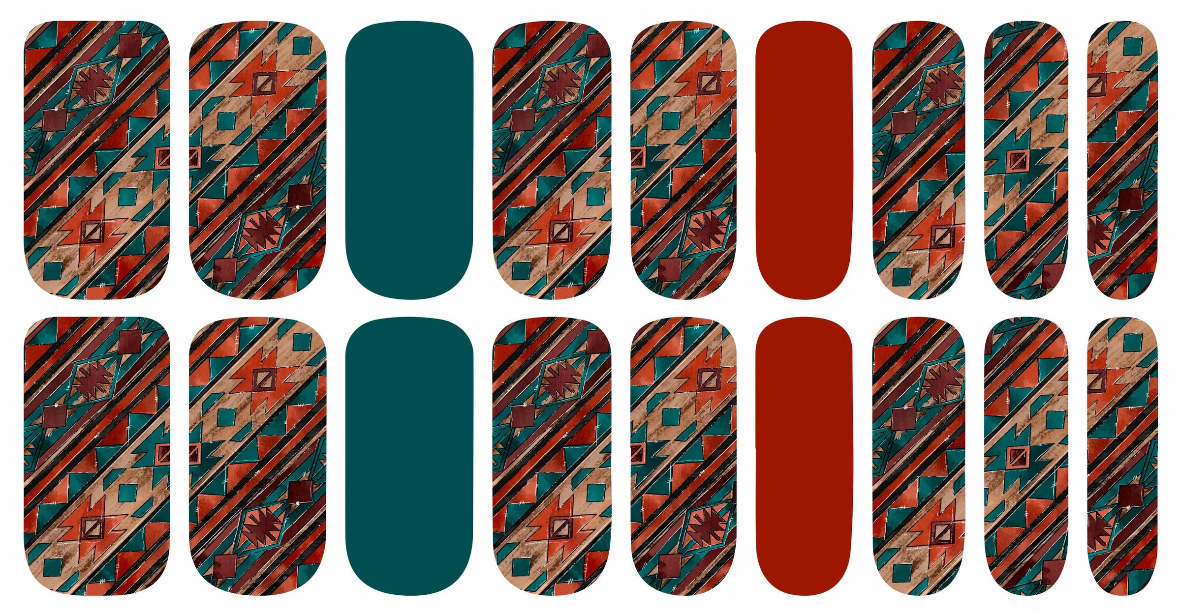 Painted Desert Nail Polish Strips