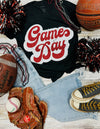 Big Game Day Retro Glitter Tee