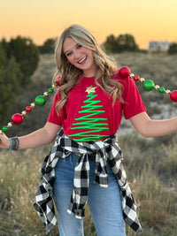 Puff Christmas Tree on Tee or Sweatshirt