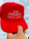 Make America Great Again Embroidered Trucker Cap