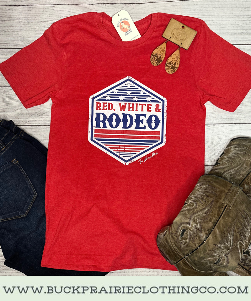 Red, White & Rodeo - Heather Red (Adult)