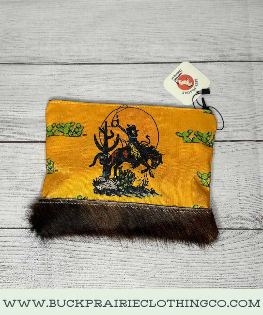 Orange Desert Roping Cowgirl Organizer Bag