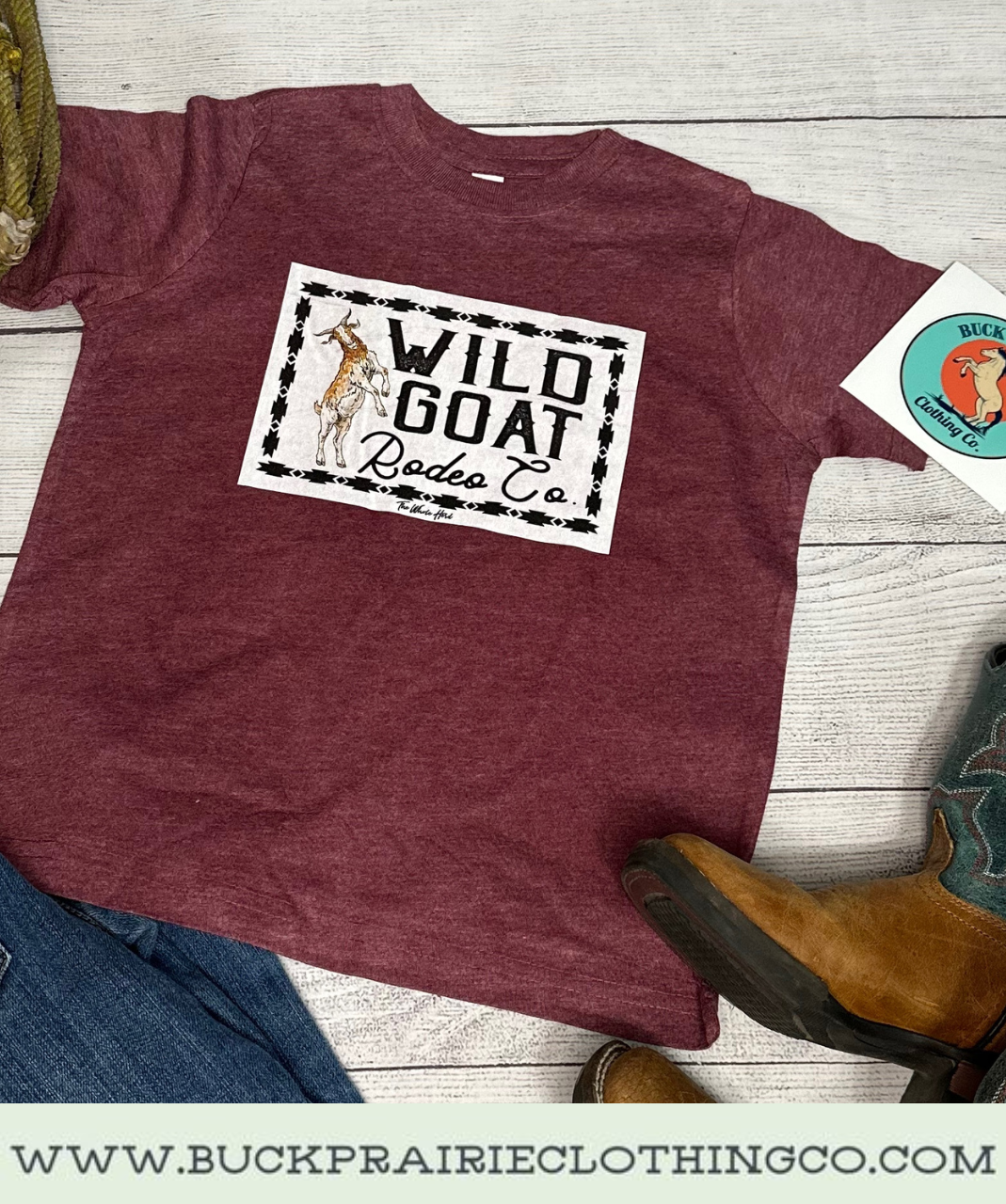 Wild Goat Rodeo Tee-Youth